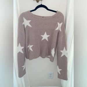 Francesca’s Star Chenille Light Sweater